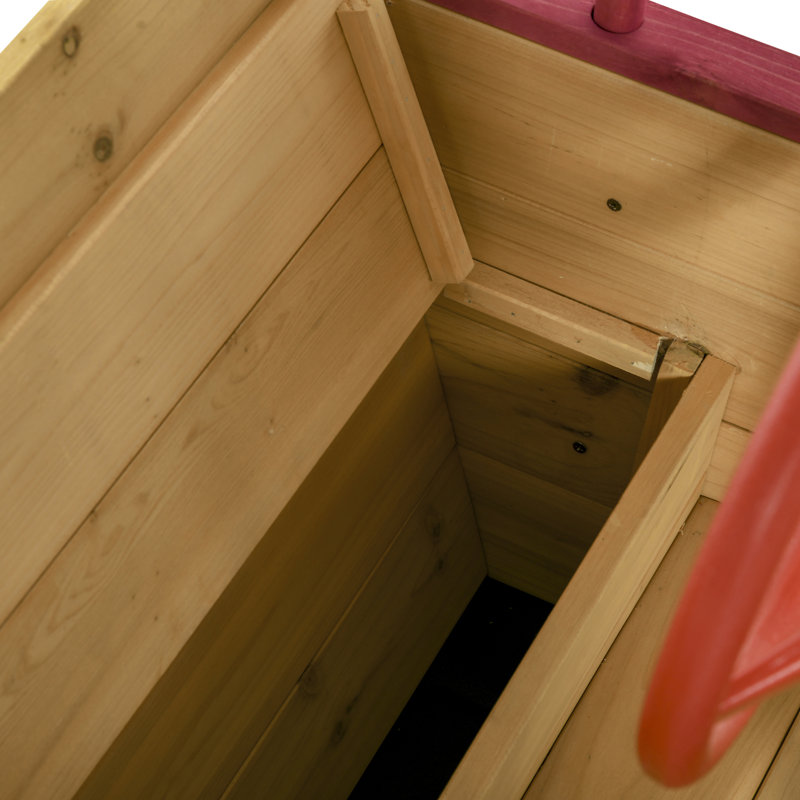 Freeport Park Lohman Sand Pit Kids Wooden Sandbox Pirate Ship Canopy Shade