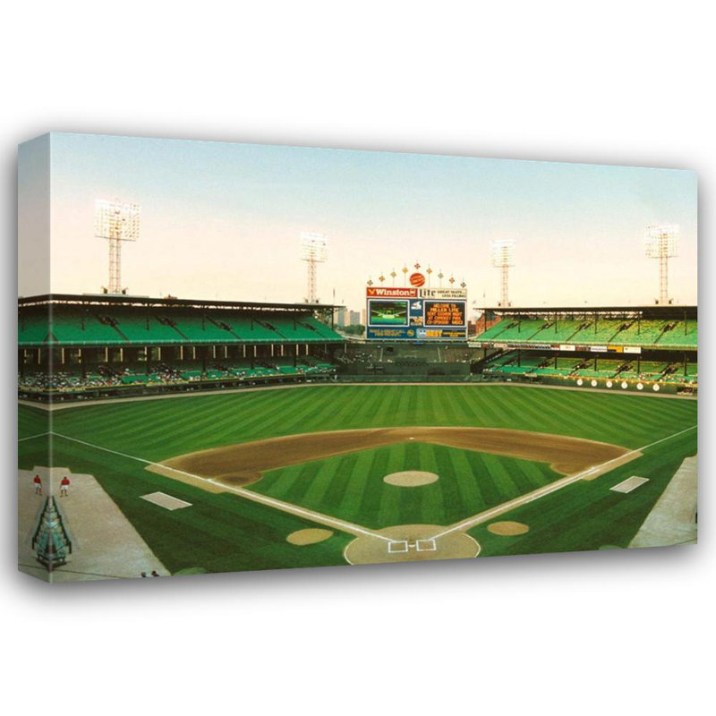 Old White Comiskey Park Chicago White Sox, H 17 po x l 24 po