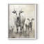 ANIMALS Series CCXCVII - Reproduction encadrée de qualité supérieure - Prêt à être accroché - Aucun clou requis