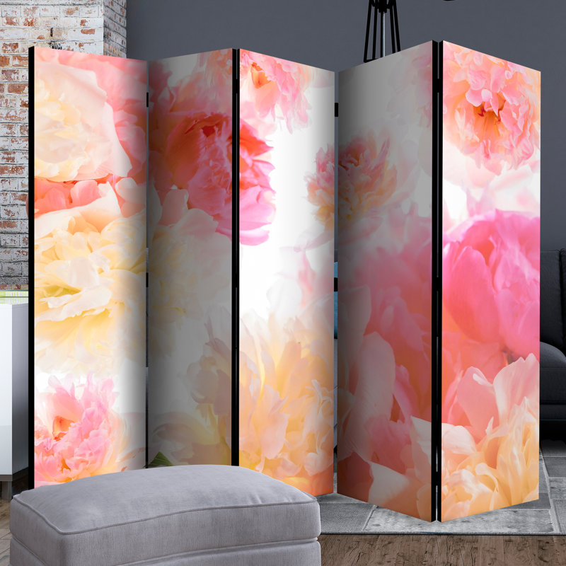 Laren 172cm H Solid Wood Folding Room Divider, 5