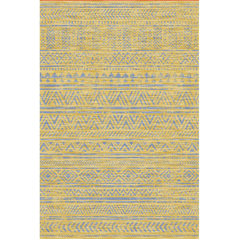 Tapis intérieur / extérieur Kowan, Rectangle 5 pi x 6 pi 6 po