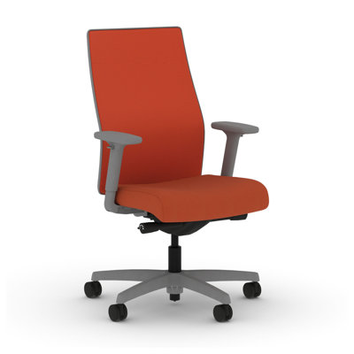 HON Ignition 2.0 Mid-Back Task Chair, Advanced Tilt, Titanium Frame, Salamander