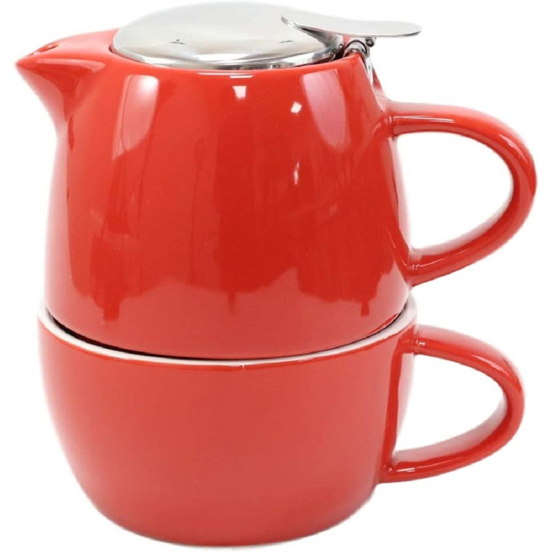 Ensemble de thé Zailie, Rouge