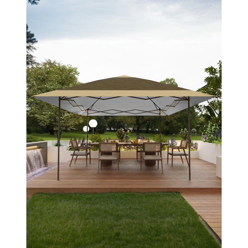 Pavillon de jardin Pop Up, Brun