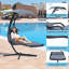 Chaise longue flottante grise pour véranda