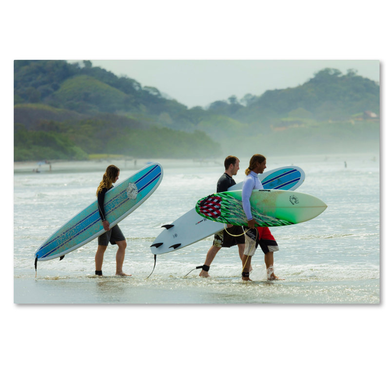 Ann "Surfing 1", reproduction de photo sur toile tendue, H 16 po x l 24 po