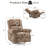 33" Wide Manual Upholstered Swivel Rocker Recliner-1946299978