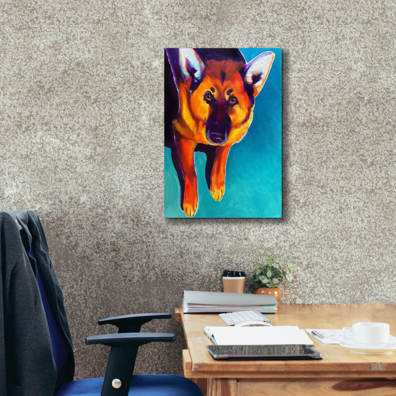 «Red Barrel Studio» par Dawg Painter, art mural sur toile Red Barrel Studio, H 26 po x l 18 po x P 0,75 po