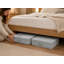 Rangement sous le lit 48L pliable (paquet de 2), organisateurs de linge avec couvercle rabattable