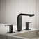 Parallel Widespread Bathroom Sink Faucet, Three-Hole Bathroom Faucet with Pop-Up Drain, 0.5 GPM