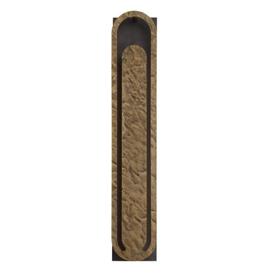 Kaukauna 26"h 3-cct Led Wall Sconce In Dark Bronze/copper Textured