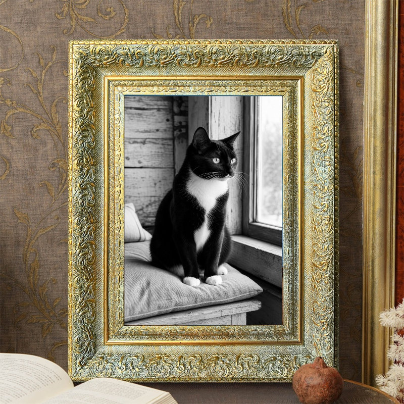 Cadre photo intemporel 3 pièces 8 po x 10 po avec fixation murale ou table Antique Gold, Or antique, 3, L 8 po x H 10 po