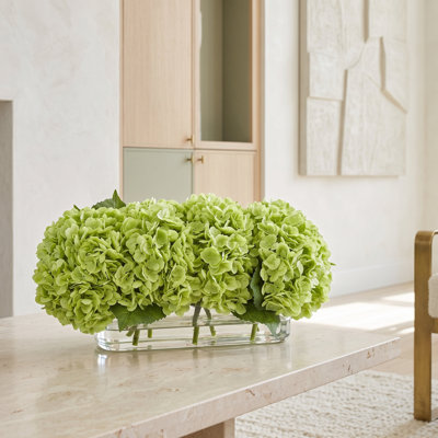 Floral Centerpiece with Real-Touch Hydrangeas