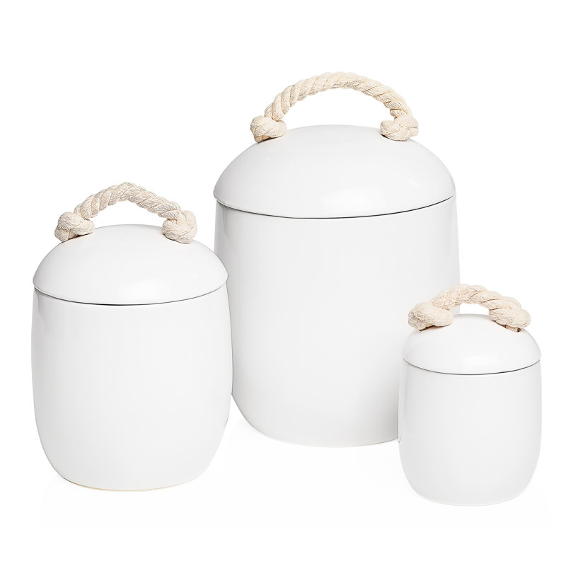 Pot de cuisine en céramique Cape, H 5 po x l 3,5 po x P 3,5 po