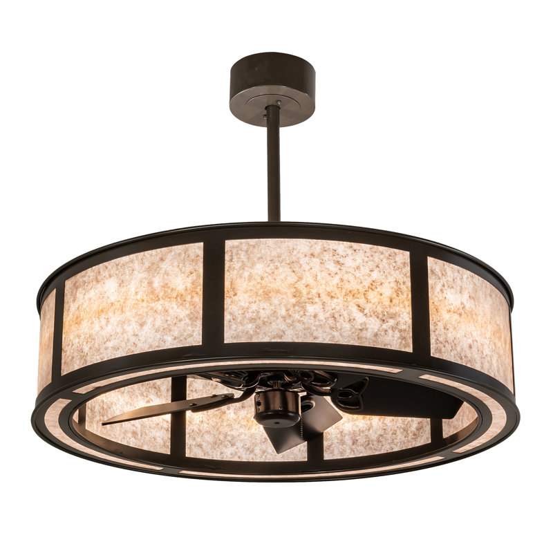 Smythe Craftsman LED Downrod Ceiling Fan