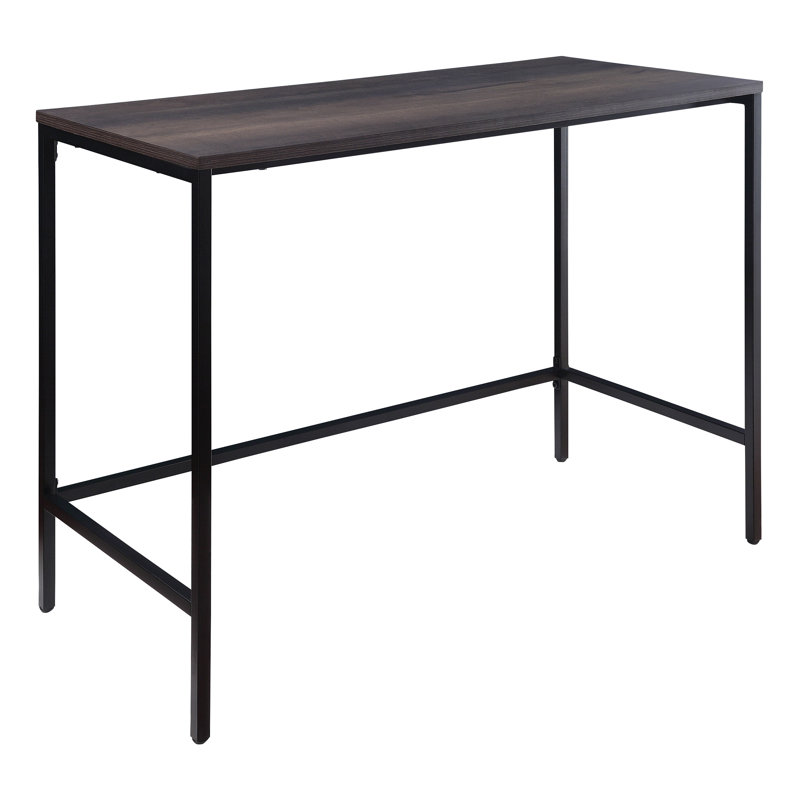 Slas Metal Base Writing Desk, Gray