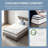 10/12 Inch Hybrid Mattress with Individually Pocketed Springs - Medium Firm Support, CertiPUR-US Certified-638102800-638102814