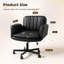 Chaise à pieds croisés avec roues et accoudoirs Criss-859123522