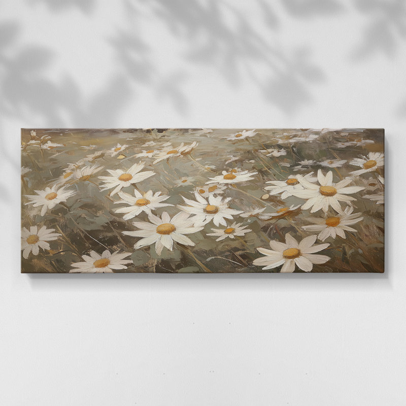 Botanical Series-CL XXV- Toile tendue avec châssis - Prêt à accrocher, H 20 po x l 50 po