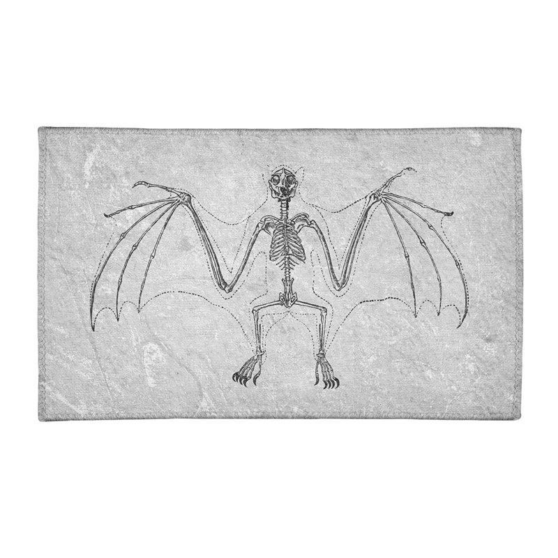 Tapis zone grise avec chenille rétro, Rectangle 2 pi x 3 pi