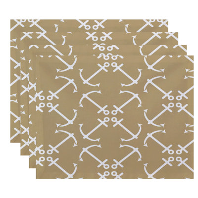 Hancock Polyester Geometric Rectangle Placemat
