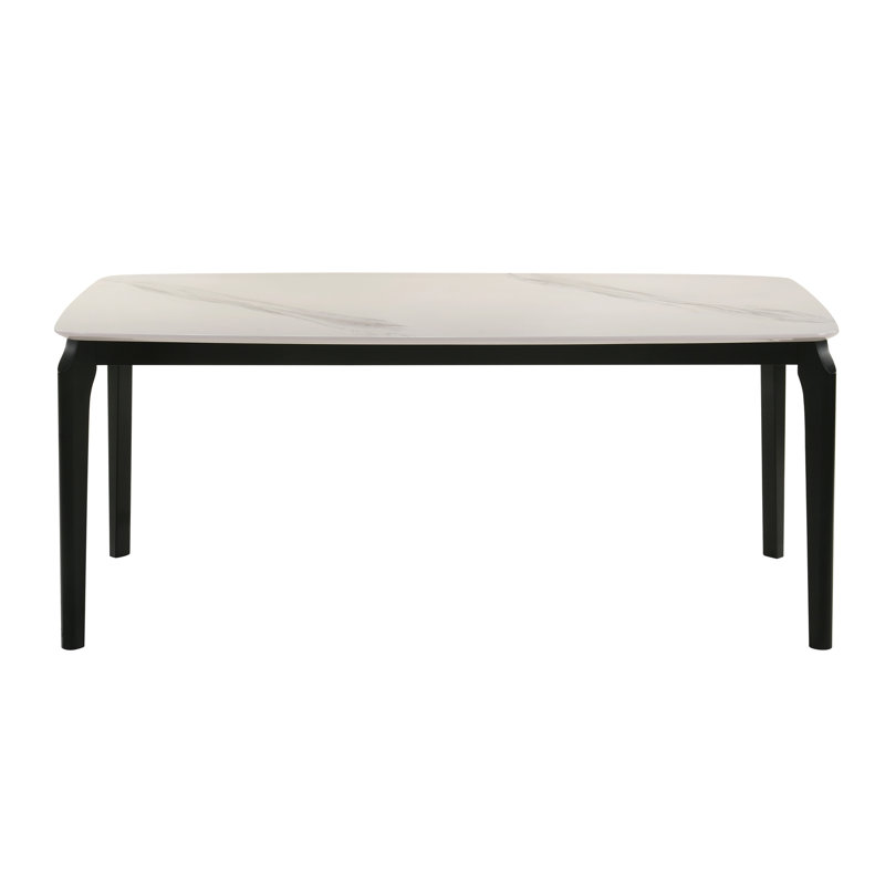Whitlock 71 In. Marble Top Dining Table