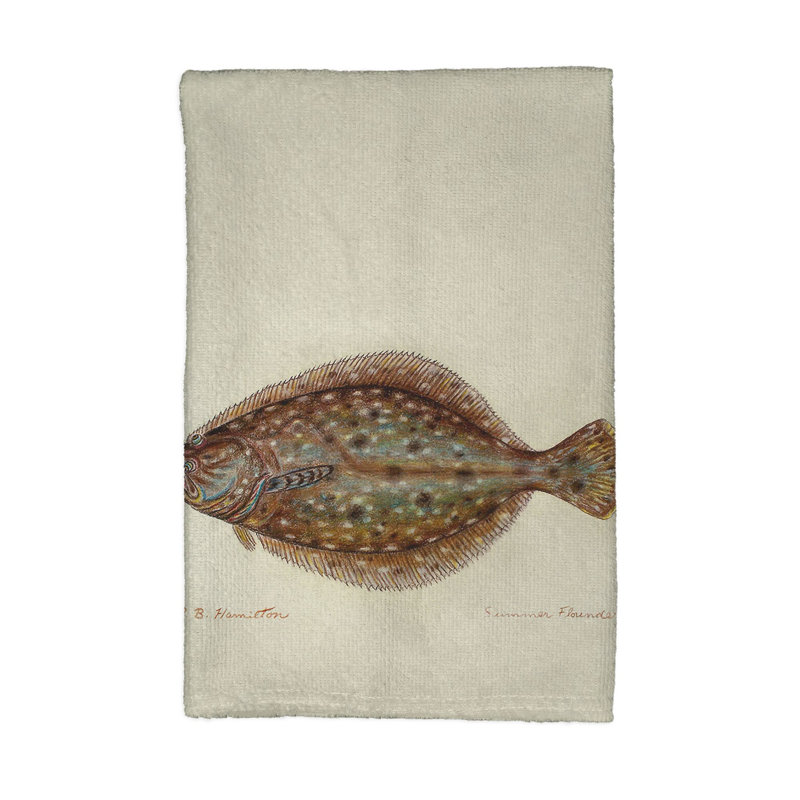 Torchon de cuisine Flounder, Brun