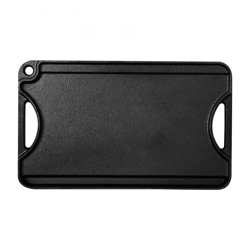 Non-Stick Cast Iron Grill Pan, 34.3cm x 18.5cm