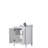 Daria 30'' Single Bathroom Vanity with Marble Top-97878268-97878272-97878275