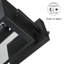 Black 16.5" H Dusk to Dawn Outdoor Wall Lantern Sconce