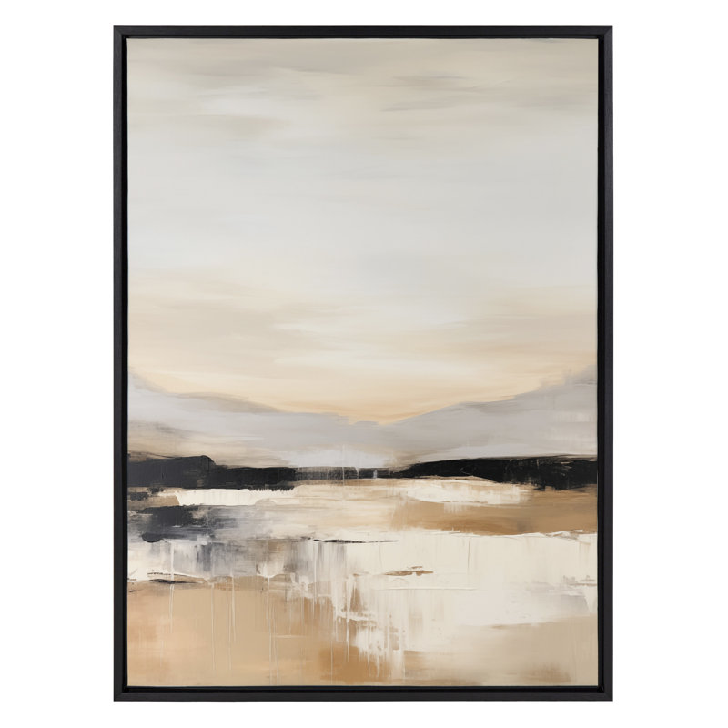 «Peaceful Landscape III» par Amy Lighthall, reproduction d'art sur toile encadrée