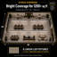  Éclairage linéaire commercial à intensité variable 8FT 3CCT, 120V / 277V, 80W, 9200lm, anti-reflets, connectable, commercial et industriel, noir, paquet de 8-129437835-128984596-122269368