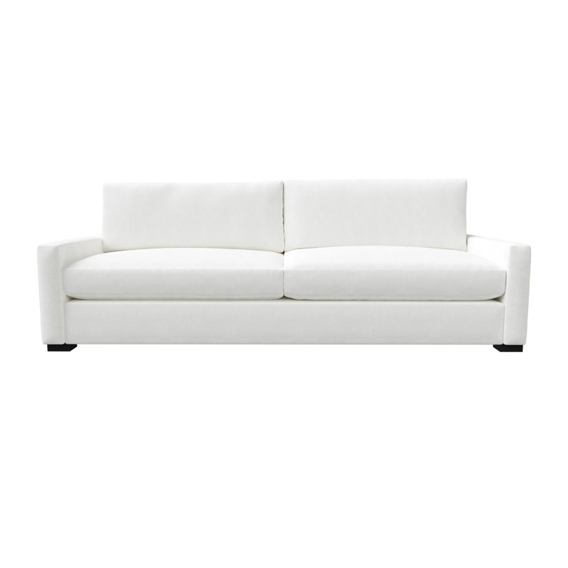 Canapé à accoudoirs carrés 95 po, Blanc cassé Revolution®