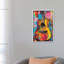 Acoustic Guitar "Harmonic Strings" by Rockchromatic - Gallery-Wrapped Canvas Giclée on Canvas-186187102-186187096-186187095