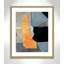 «Castellini Orange Pinstripe II» par Cartissi - peinture encadrée-59845978-59845981