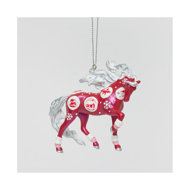 Trail Of Painted Ponies Holiday Sampler Ornament