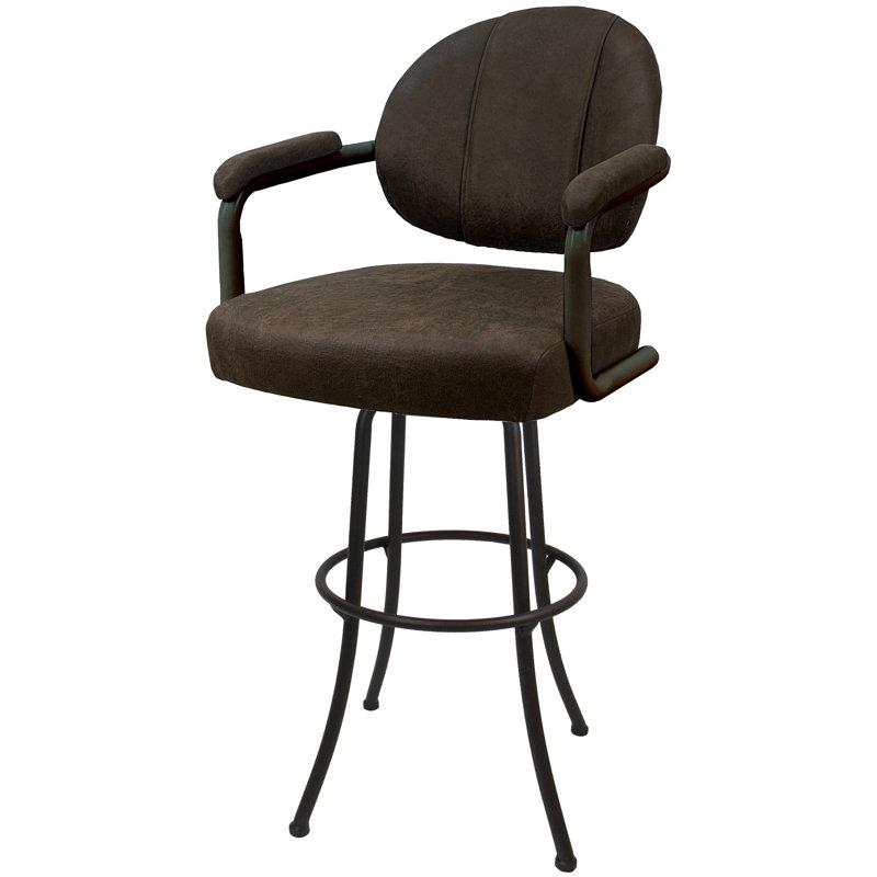 Comptoir pivotant, tabouret de bar et très grand Raddi, Brun, Tabouret de bar (siège d’une hauteur de 30 po)
