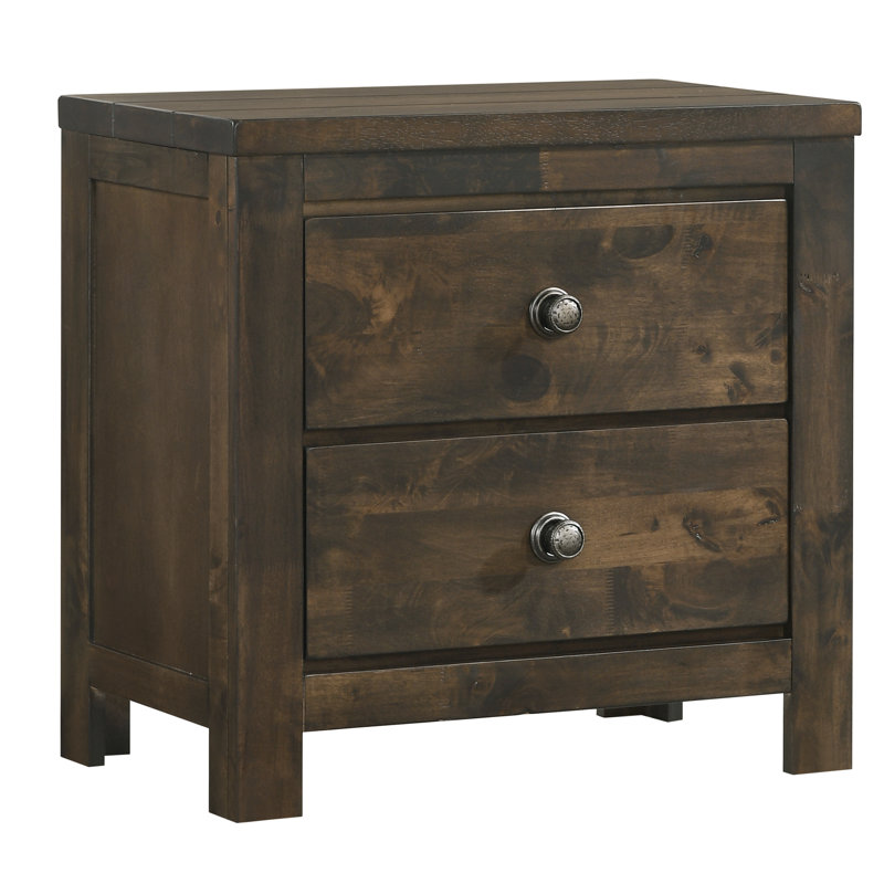 26.38'' W Solid Wood Nightstand