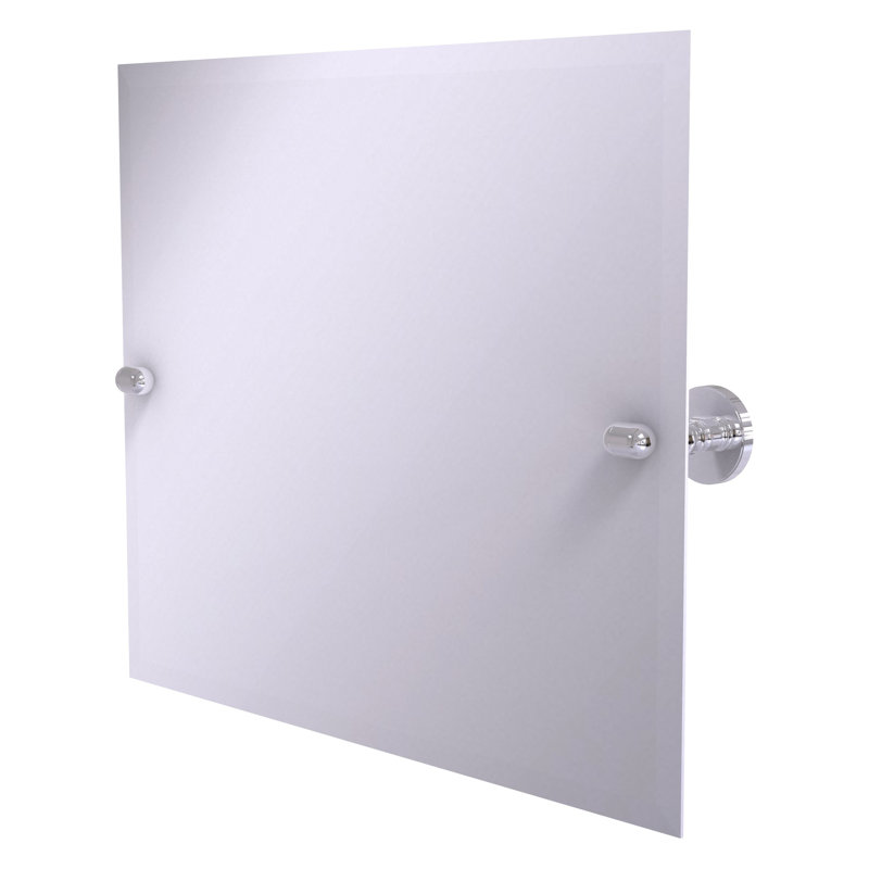 Miroir d’appoint rectangulaire Marchmont Landscape, Chrome poli