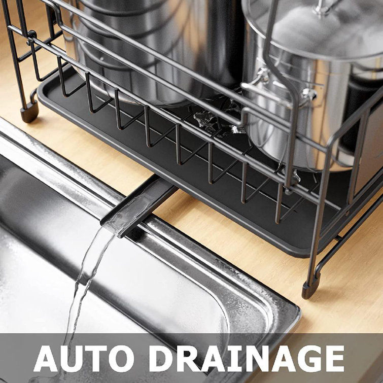 qxttech Stainless Steel 2 Tier Dish Rack