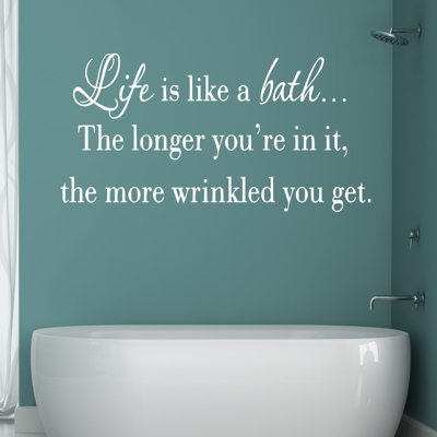 Décalcomanie murale « life is like a » Draine