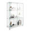 Vitrine moderne en verre avec lumières DEL