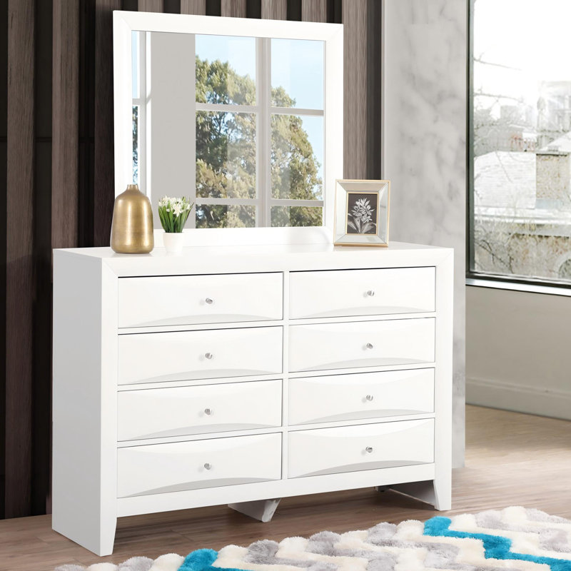 Miroir Glory Furniture Marilla G1570-M, blanc