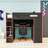 Full Size Gamer Loft Bed With Desk, RGB Lighting And USB,Drawers-570087976