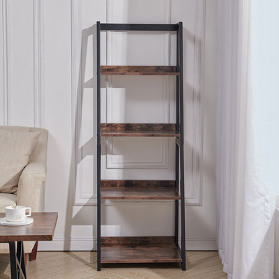 140.5cm H x 50cm W Metal Bookcase
