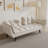 Beige 57" , Comfortable For Daily Living, Clustered Back And Seat, 3 Adjustable Postures 57 Inch Small Room, With Two , Turns Into Bed, Multiple Postures, Simple To Assemble