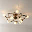 Plafonnier 33,03 po American Floral Art - Design rétro en forme de fleur pour la maison
