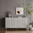 Modern Server Cabinet With Gray Lacquer For Dining Room-807333300