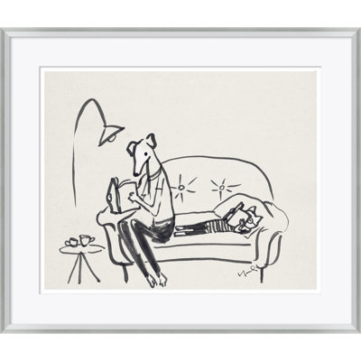 Bookworm Pets Giclee Print