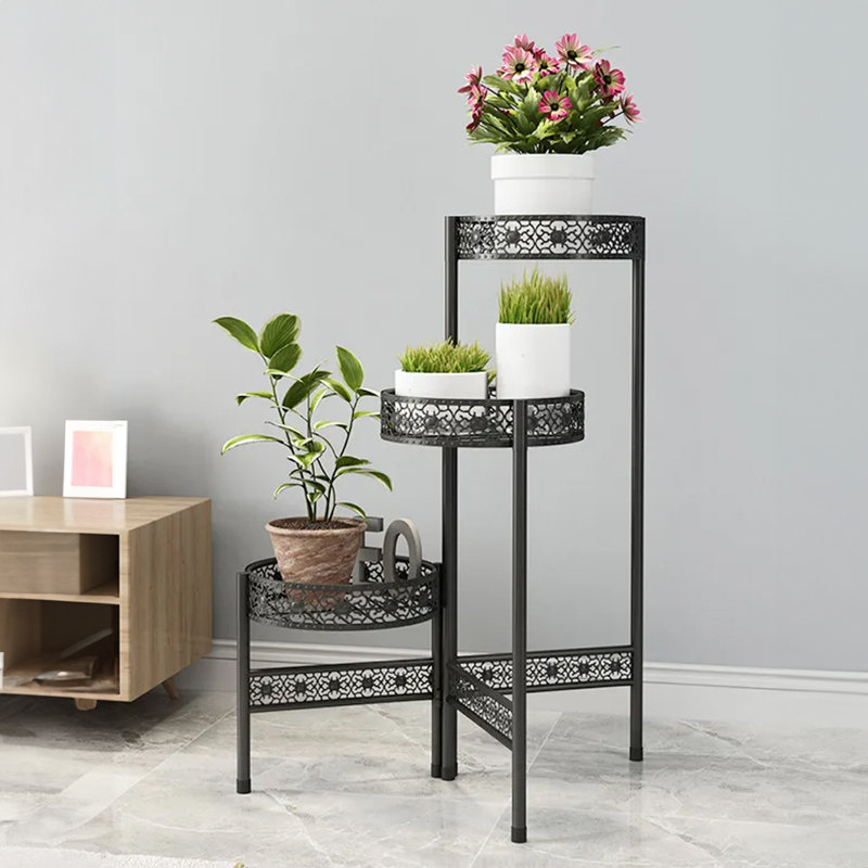 Plant Stand - Set of 3, Black